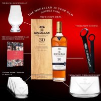 Image of Macallan 30 Year Double Cask (With Handcrafted Barware Collection)