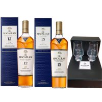 Image of The Macallan 12Y & 15Y Double Cask with Nosing Glasses Set
