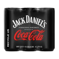 Image of Jack Daniels Coca Cola Spirit Cooler Can (24 x 300ML)