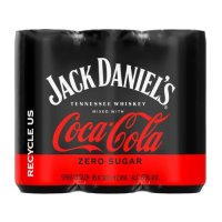 Image of Jack Daniels Coca Cola Zero Sugar Spirit Cooler Can (24 x 300ML)